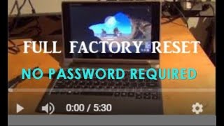FACTORY RESET LENOVO 100S iDEAPAD  No Password WINDOWS 10
