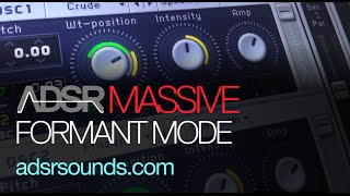 NI Massive Tutorial - Using the Formant Mode in Massive