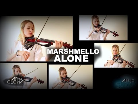 MARSHMELLO ALONE | ELECTRIC VIOLIN COVER | ALFIYA GLOW