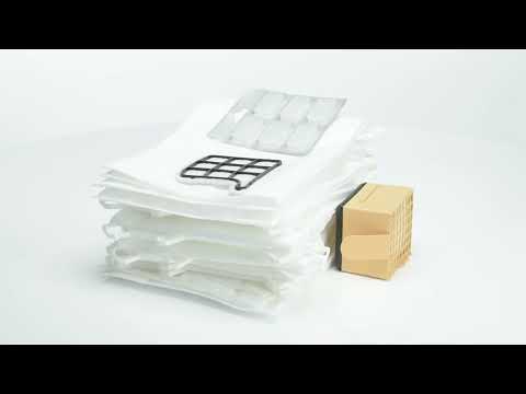 12 Staubsaugerbeutel, 1 Motorfilter, 1 Hepafilter und Duftchips passend für Vorwerk Kobold 135, 136