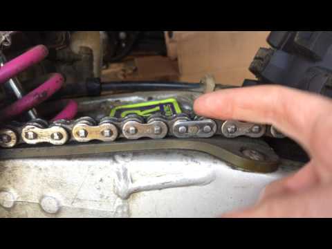 Correct motorcycle chain master link direction