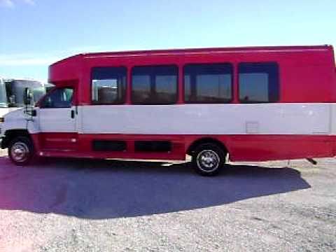 2007 starcraft 25 passenger shuttle bus on a c5500 chassis with rear luggage