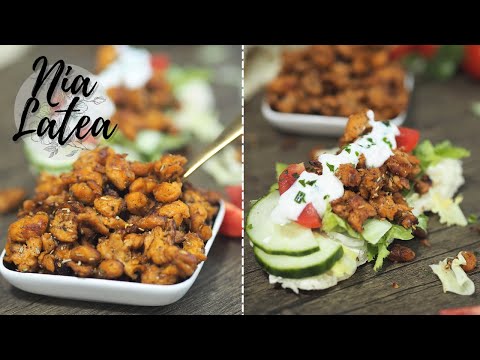 How I prepare my pea protein | Greek style | Make your own meat substitute