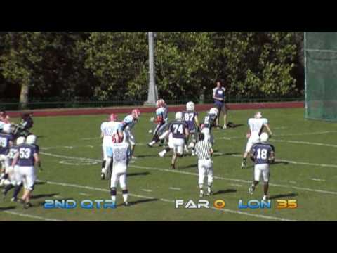 London Blitz v Farnham Knights BAFL Highlights August 2009