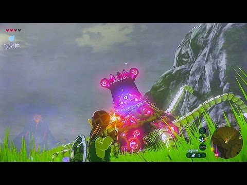 Switch: Zelda BOTW How to beat a Guardian (NO Tricks)