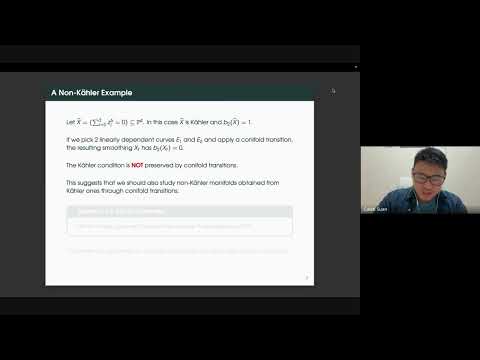 Webinar AmSur /AmSul-Conifold Transitions and the Anomaly Flow-Caleb Suan