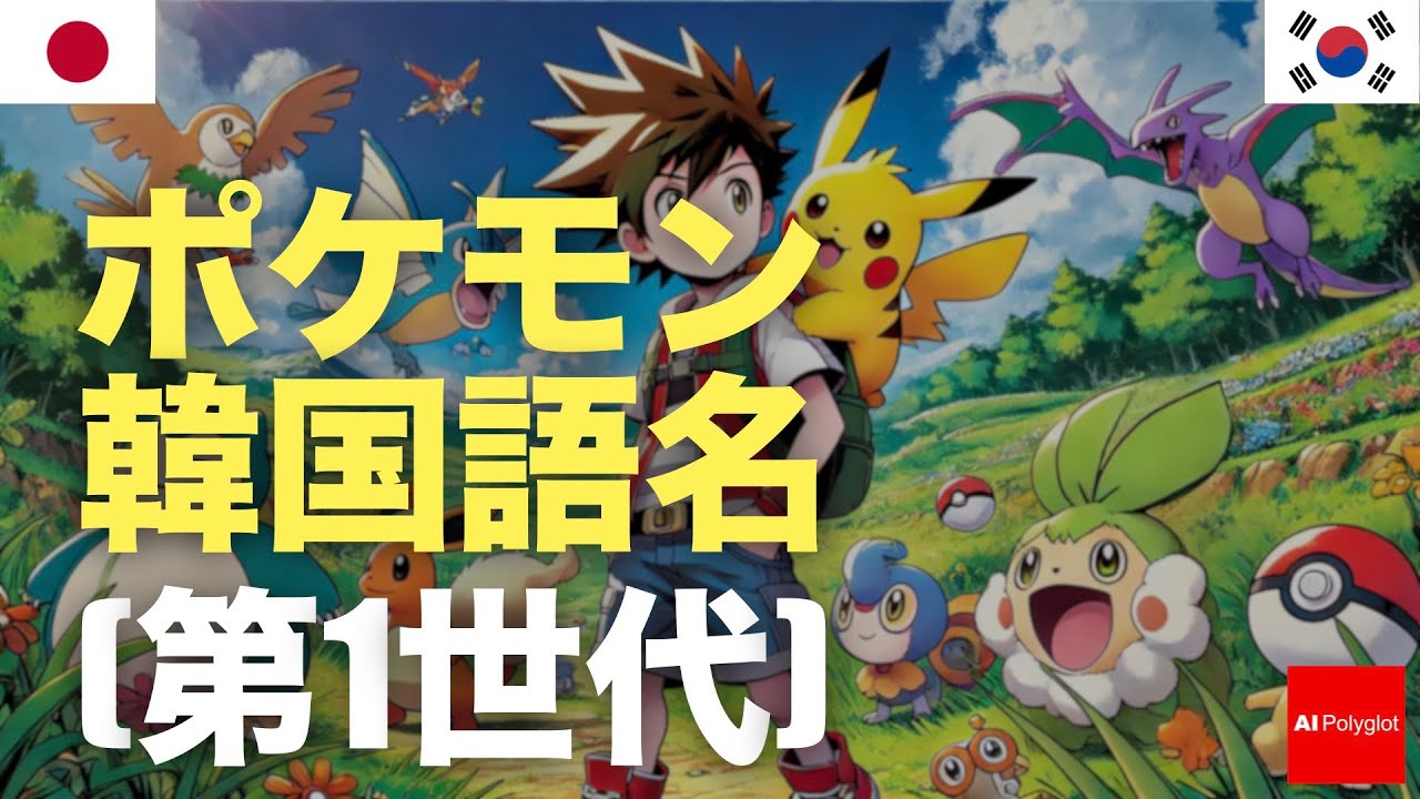 ポケモン韓国語名(第1世代) | 実は一番難しい? episode artwork