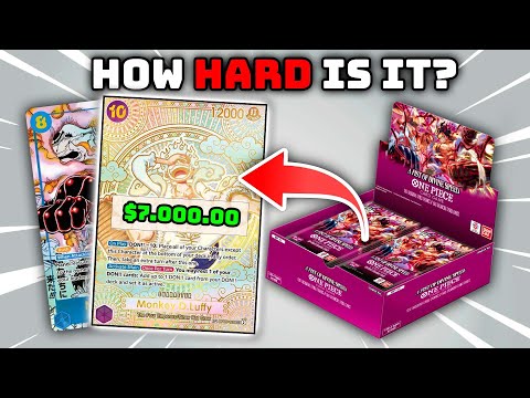 How DIFFICULT Is It To Pull The 24K Gold Luffy SP or Manga Rare Card in OP-11? (One Piece TCG)