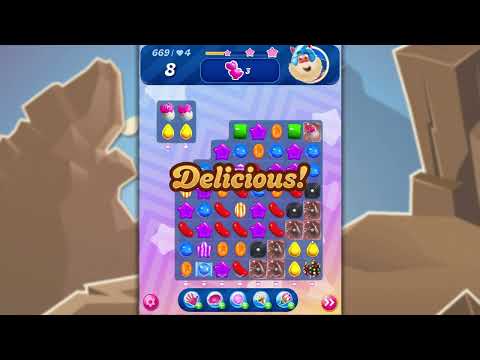 Candy Crush Saga LEVEL 669 (new version*)✔️