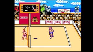 'Super Spike V'ball' Game Capture from Evercade (Technos Collection 1 Cartridge)