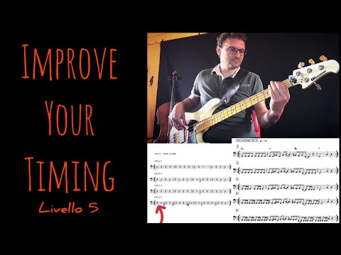 Improve your Timing - Migliora il tuo Timing per Bassisti (stile Whitesnake ritmica livello 5)