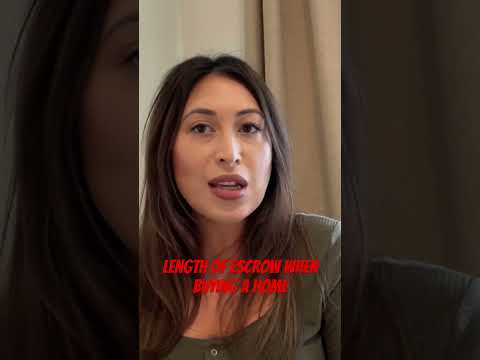 Length of escrow can vary when buying a home #firsttimehomebuyer #howtobuyahouse #realestatetips