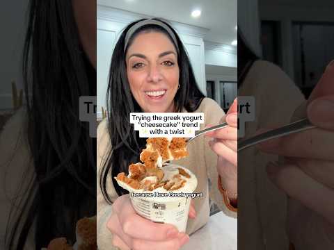 Trying the Viral Greek Yogurt Cheesecake Trend