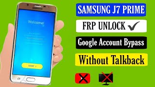 Samsung J7 Prime FRP Bypass 2022 | FRP J7 Prime | G610F FRP Bypass | FRP Bypass Samsung Without Pc