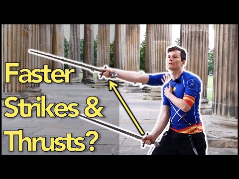 FASTER Strikes & Thrusts from Below! Sword Fighting Basics