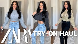 ZARA TRY-ON HAUL 💗 | Stylish & Affordable Outfits for Fall + Winter 2023 🛍️