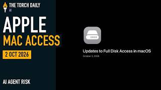 Apple Curbs Mac Access Over AI Agents, Suno Adds Speech, Anthropic's $100M Academy | Oct 2 AI Update