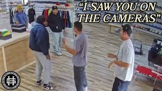 HE TRIED TO STEAL FROM US - Day In The Life Of A Sneaker Store