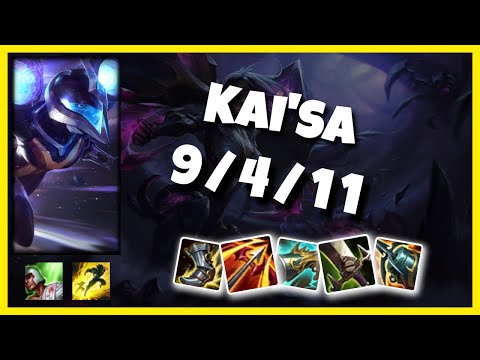 Kai'Sa vs Ezreal KOREAN Challenger BOT (9/4/11) - v10.25