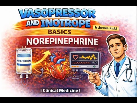 Vasopressor And Inotrope Basics - Norepinephrine | Clinical Medicine