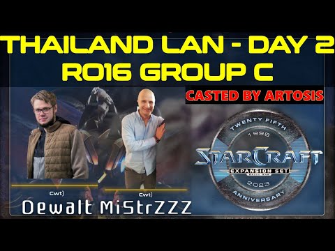 25th Anniversary LAN - Day 2 - RO16 Group C - MiStrZZZ vs Dewalt - Casted by Artosis & Saiyan
