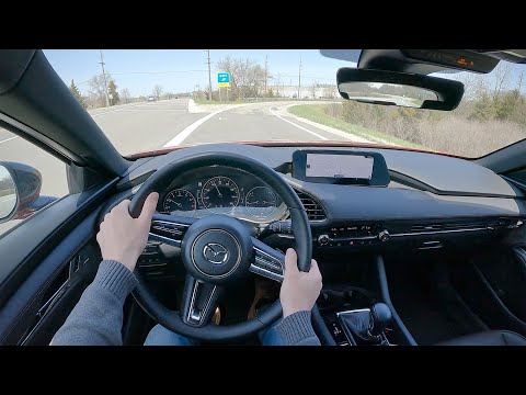2022 Mazda 3 Hatchback Turbo AWD - POV Test Drive (Binaural Audio)
