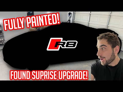 MY GATED MANUAL R8 IS BACK FROM PAINT AND ASSEMBLED! LOOKS MAJESTIC!