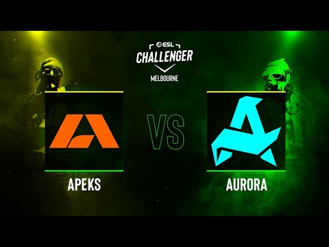 Apeks vs. Aurora - Map 1 [Overpass] - ESL Challenger Melbourne 2024 - Group A