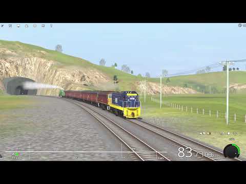 Christmas train to Wadalbavale time-lapse (TRS19)