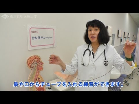 経管栄養モデルの解説【東京有明医療大学 看護学部 看護学科】