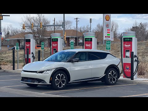 2022 Kia EV6 AWD 70-MPH Highway Range Test - (Wind 19” 77.4kWh)