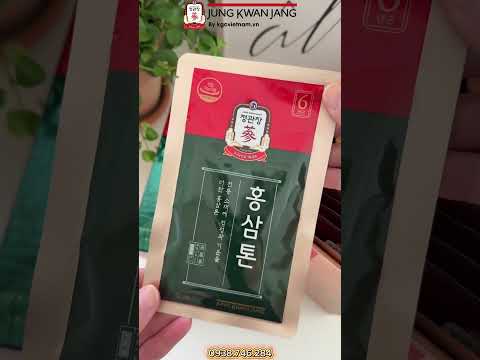 Video Mở Hộp Nước Hồng Sâm Chính Phủ Tonic Mild KGC Jung Kwan Jang 50ml x 30 Gói