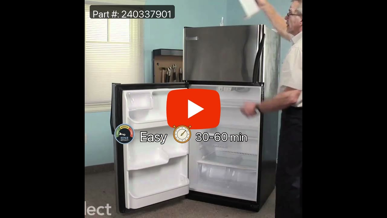 Replacing the Refrigerator Door Shelf Retainer Bin