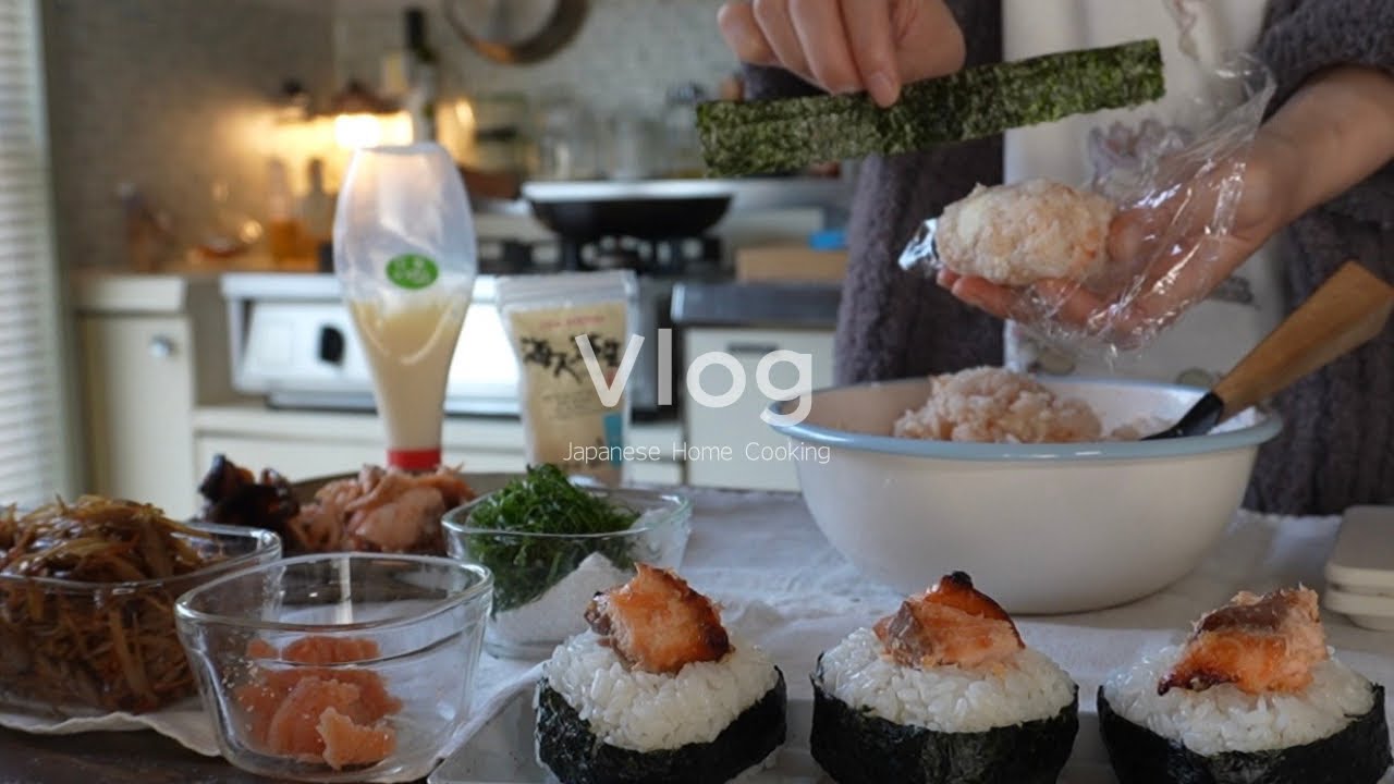 Chewy Pork-Wrapped Tofu｜Salmon & Mentaiko Cream Cheese Onigiri｜Easy Banana Bread｜Bento Vlog #84