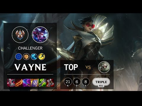 Vayne Top vs Camille - EUW Challenger Patch 11.21