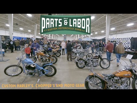 Custom Harley Davidson's at Biltwell Parts and Labor 2023!
