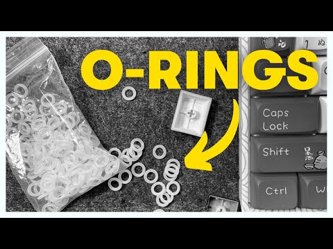 Keyboard O-RINGS: Installation & Sound Test (good or nah??)
