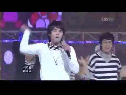 080907 Super Junior Happy Pajama Party at Inkigayo 500th epi show