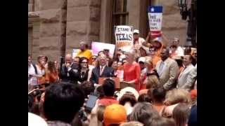 Cecile Richards at Stand With Texas Women Rally 7/1/13