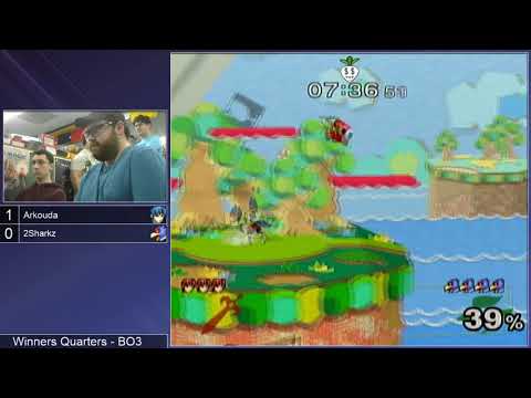GSS 117 SSBM - Arkouda (Marth) vs. 2Sharkz (Falco) - Melee WQF