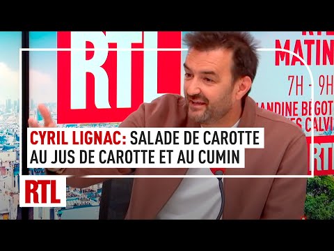 Cyril Lignac : Salade de carotte au jus de carotte et au cumin