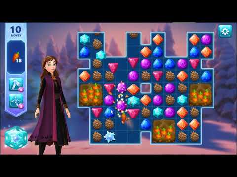 Disney Frozen Adventures Level 135 - NO BOOSTERS ❄️👸⛄ | SKILLGAMING ✔️