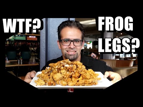 WTF: Frog Legs "5 Minute Food Challenge" at Tom's Urban | FreakEating w/ Cue the Critic