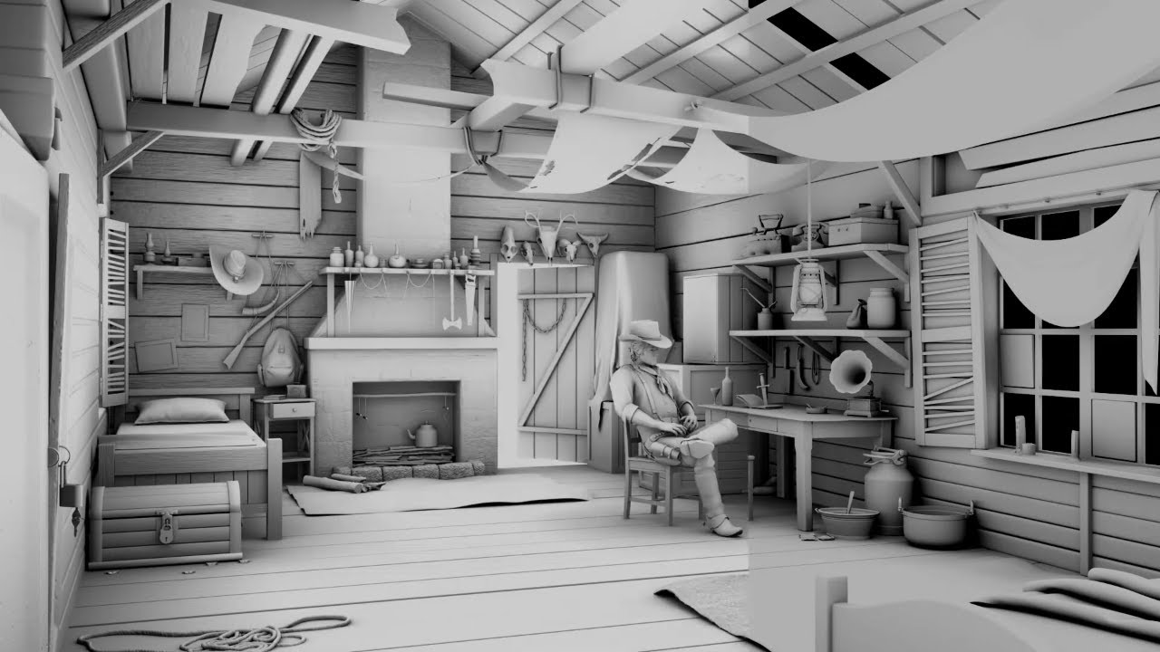 3D Environment Art Progress #forest #cgi #3denvironment