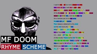 MF DOOM on Doomsday | Rhyme Scheme
