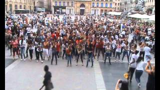 Flash mob Beyoncé let's move flashmode LYON full version 2018