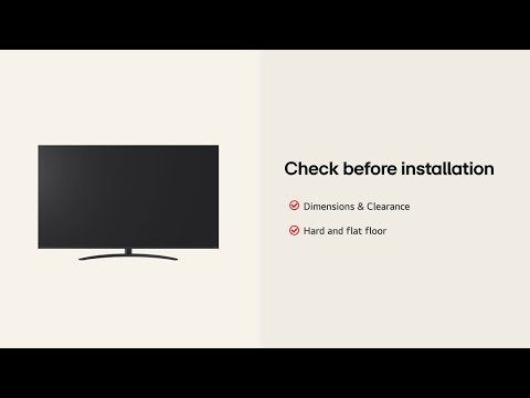 LG NanoCell TV : Installationsanleitung –NanoCell81 75