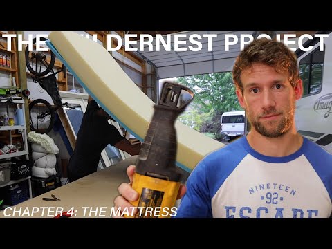 I Custom Fit a Memory Foam Mattress For my Camper + Review