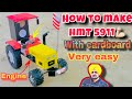 How To Make Hmt 5911 Tractor With Cardboard Very Easy