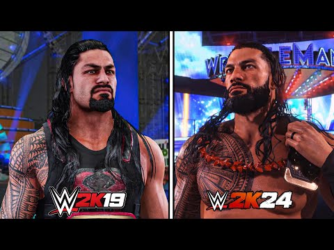 WWE 2K24 vs WWE 2K19: Graphics & Details Comparison